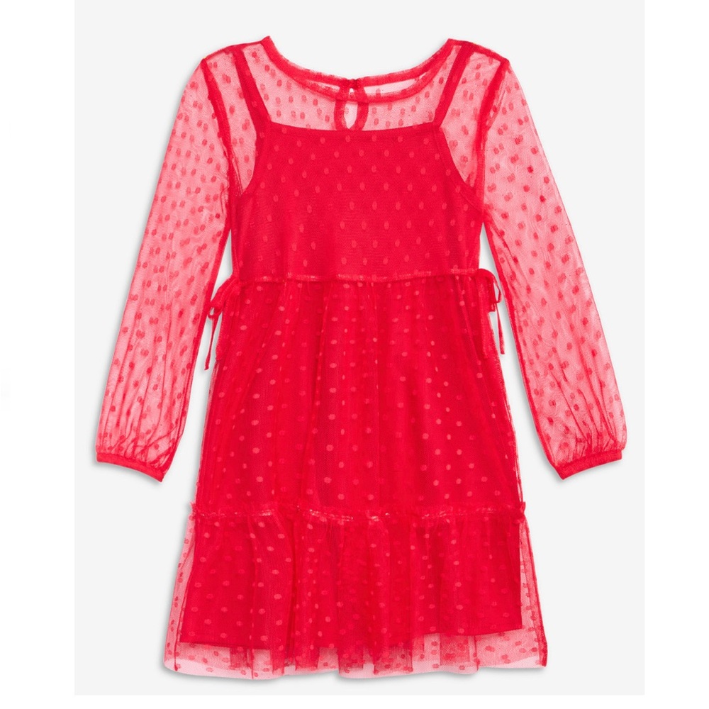 Epic Threads Girls' Long-Sleeve Tulle Dress